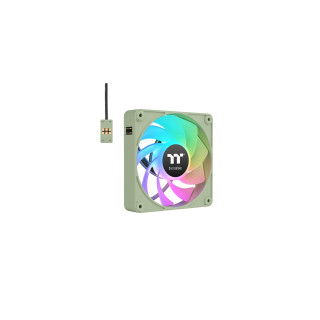 Thermaltake CL-F198-PL12MG-A sistema de refrigeración para ordenador Carcasa del ordenador Ventilador 12 cm Verde 3...