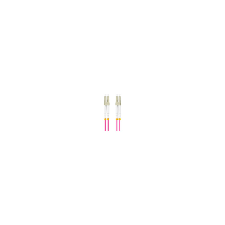 Lanberg FO-LULU-MD41-0005-VT Cable de fibra óptica e InfiniBand 0,5 m LC LC/UPC Violeta