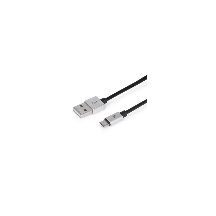 Maillon Technologique Premium MTPMUS241 cable USB USB 2.0 1 m USB A Micro-USB B Plata