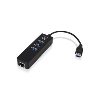 HUB EWENT USB 3.1 3 PUERTOS + LAN EW1140