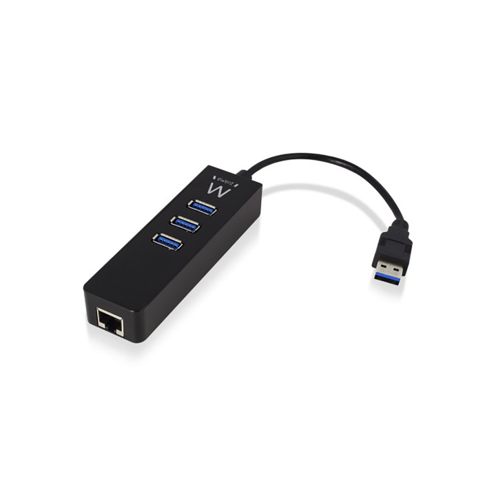 HUB EWENT USB 3.1 3 PUERTOS + LAN EW1140