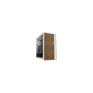 NOX NXHUMMERELEMENT carcasa de ordenador Torre Blanco, Madera
