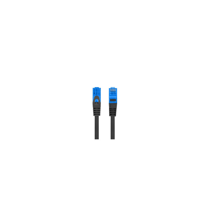 Lanberg PCF6A-10CC-0100-BK cable de red Negro 1 m Cat6a S/FTP (S-STP)