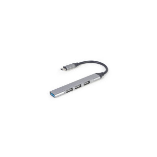 Gembird UHB-CM-U3P1U2P3-03 hub de interfaz USB 3.2 Gen 1 (3.1 Gen 1) Type-C 5000 Mbit/s Plata