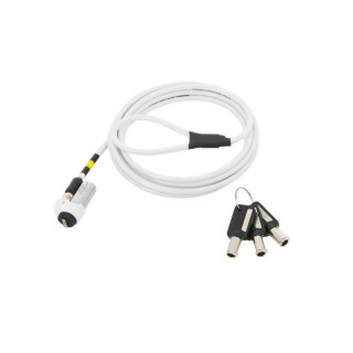 Mobilis 001328 cable antirrobo Blanco 1,8 m