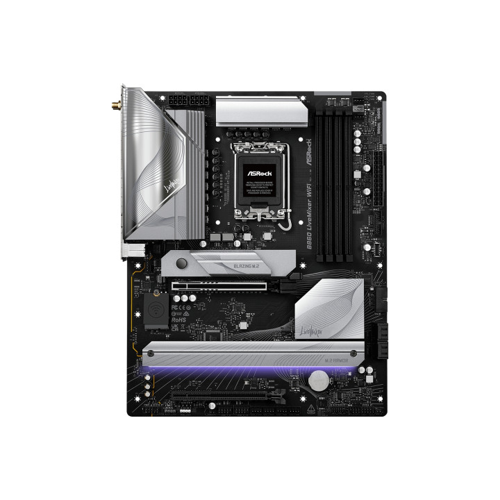 Asrock B860 LiveMixer WiFi Intel B860 LGA 1851 (Socket V1) ATX Placa Base
