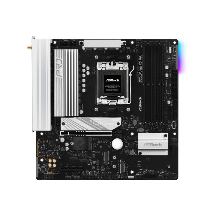 Asrock B850M Pro RS WiFi AMD B850 Zócalo AM5 micro ATX Placa Base