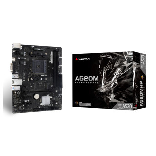 Biostar A520MHP placa base AMD A520 Zócalo AM4 micro ATX