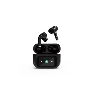 Gembird GMB Audio TWS-LCD-ANC-01-BK auricular y casco Auriculares Inalámbrico Dentro de oído Llamadas/Música USB Tipo C
