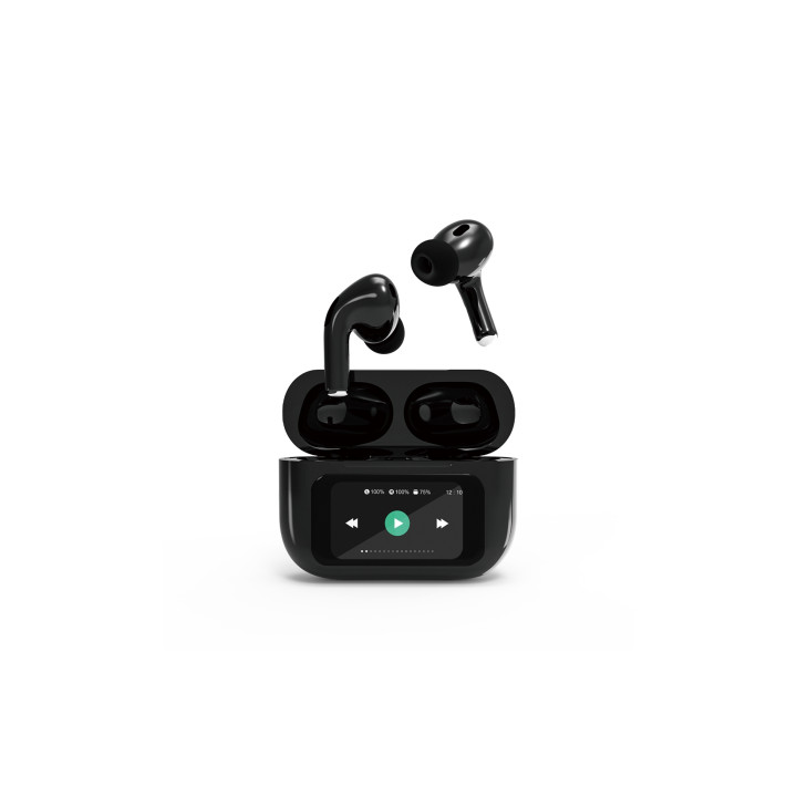 Gembird GMB Audio TWS-LCD-ANC-01-BK auricular y casco Auriculares Inalámbrico Dentro de oído Llamadas/Música USB Tipo C