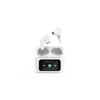 Gembird GMB Audio TWS-LCD-ANC-01-W auricular y casco Auriculares Inalámbrico Dentro de oído Llamadas/Música USB Tipo C