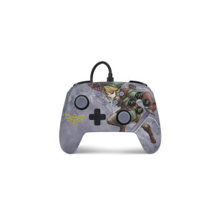 PowerA NSGP0096-01 mando y volante Gris USB Gamepad Analógico Nintendo Switch