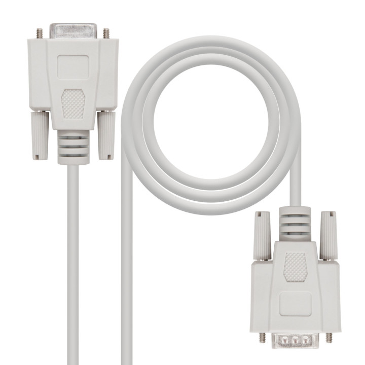 Nanocable 10.14.0506 cable de serie Beige 6 m DB9