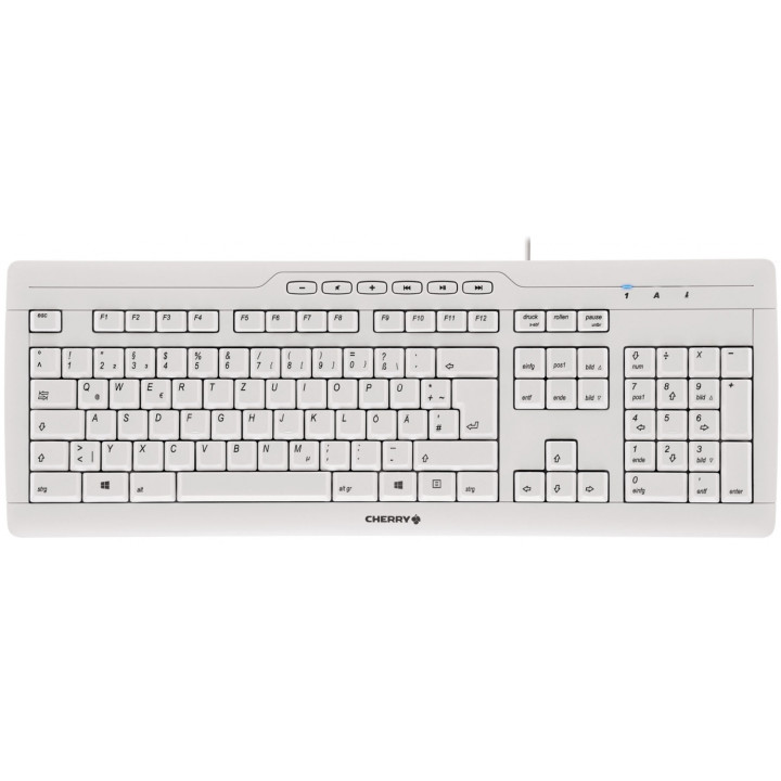 TECLADO CHERRY STREAM 3.0 USB BLANCO G85-23200ES-0