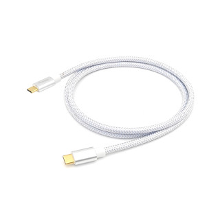 Equip 128358 Cable USB 3.2 Gen 2 C a C, M/M, 2,0m, PD 100W , 4K/60Hz, 10Gbps, Blanco