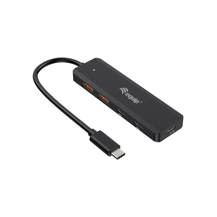 Equip 128966 hub de interfaz USB 3.2 Gen 2 (3.1 Gen 2) Type-C 10000 Mbit/s Negro