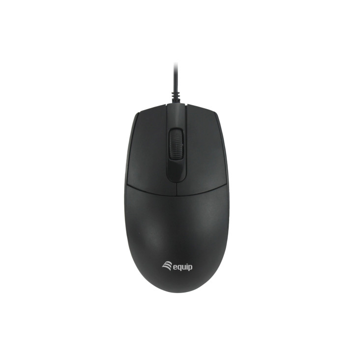 Equip 245117 ratón Oficina Ambidextro USB tipo A Óptico 1200 DPI