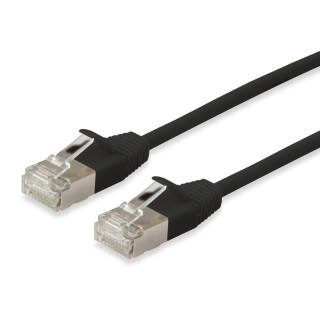 Equip 606124 cable de red Negro 1 m Cat6a F/FTP (FFTP)