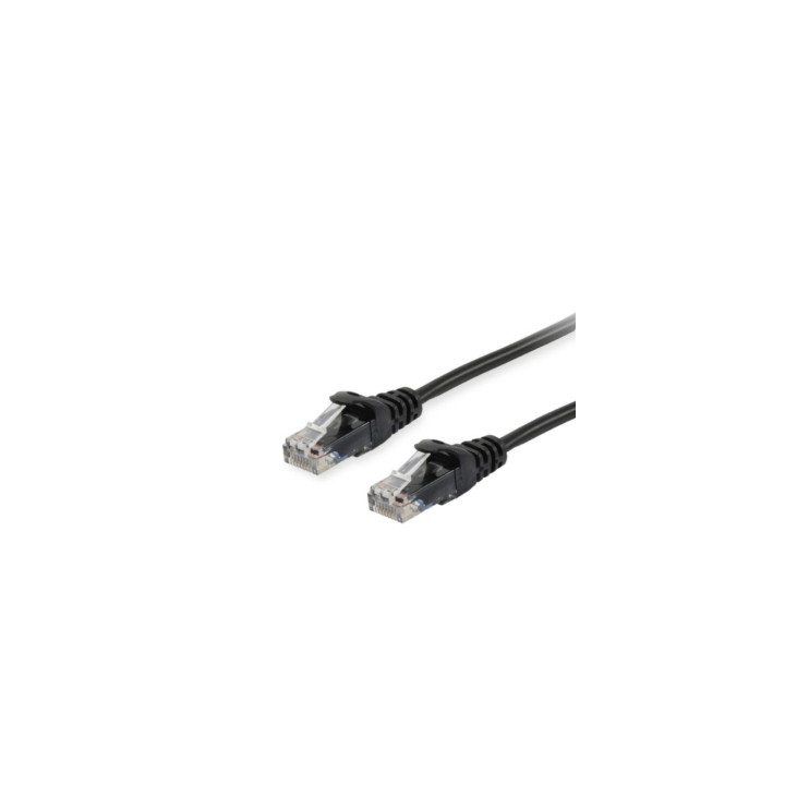 Equip 625474 cable de red Negro 0,15 m Cat6 U/UTP (UTP)