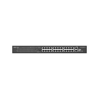 Ruijie Networks RG-ES126S-LP V2 switch No administrado Fast Ethernet (10/100) Energía sobre Ethernet (PoE) Negro