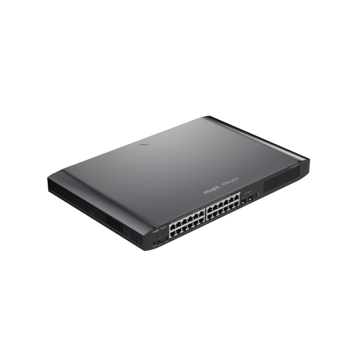 Ruijie Networks RG-ES226GC-P switch Gestionado L2 Gigabit Ethernet (10/100/1000) Energía sobre Ethernet (PoE) Negro