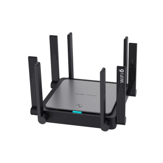Ruijie Networks RG-EW3200GX PRO router inalámbrico Gigabit Ethernet Doble banda (2,4 GHz / 5 GHz) Negro