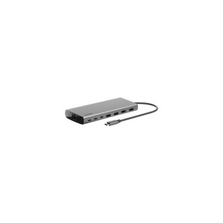 Belkin INC015BTSGY-CZ base para portátil y replicador de puertos Alámbrico USB 3.2 Gen 1 (3.1 Gen 1) Type-C Aluminio