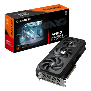 GIGABYTE Radeon RX 9070 XT GAMING OC 16G Tarjeta Gráfica - 16GB GDDR6, 256 bits, PCI-E 5.0, 3060 MHz Frecuencia Base, 2