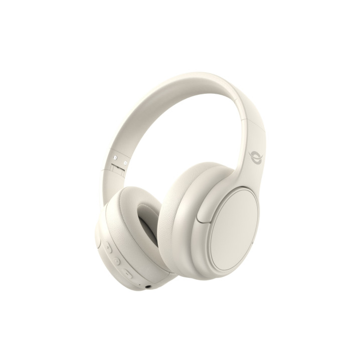 Conceptronic PARRIS03C auricular y casco Auriculares Inalámbrico y alámbrico Diadema Música Bluetooth Crema de color