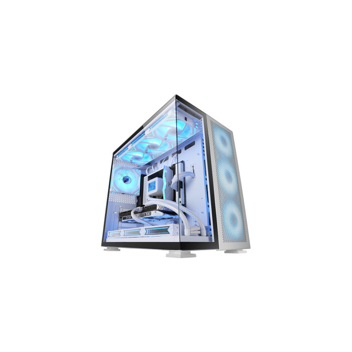 Mars Gaming MC-NOVA2, Caja Gaming Custom XXL E-ATX, Doble Cristal Templado Continuo Sin Marco, Soporte Completo...