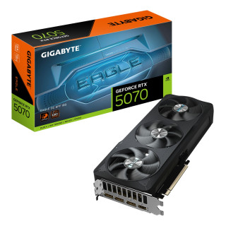 GIGABYTE GeForce RTX 5070 EAGLE OC SFF 12G Tarjeta Gráfica - 12GB GDDR7, 192 bits, PCI-E 5.0, 2587 MHz Core Clock, 3 x