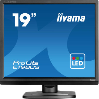 iiyama ProLite E1980S-B1 pantalla para PC 48,3 cm (19") 1280 x 1024 Pixeles VGA LED Negro