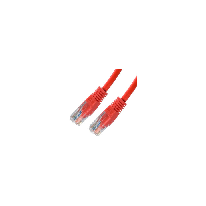 LATIGUILLO RJ45 UTP CAT-6E 0.5MT NANOCABLE ROJO 10.20.0400-R