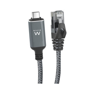 Ewent EC2001 cable de red Negro, Gris 1,5 m Cat6