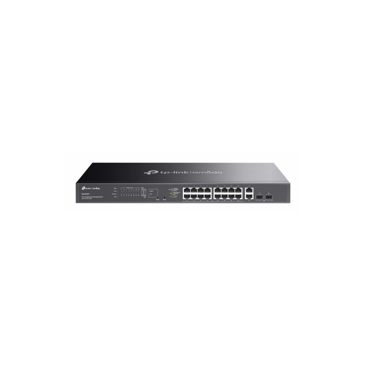 TP-Link Omada ES220GMP switch Gestionado L2 Gigabit Ethernet (10/100/1000) Energía sobre Ethernet (PoE) Negro
