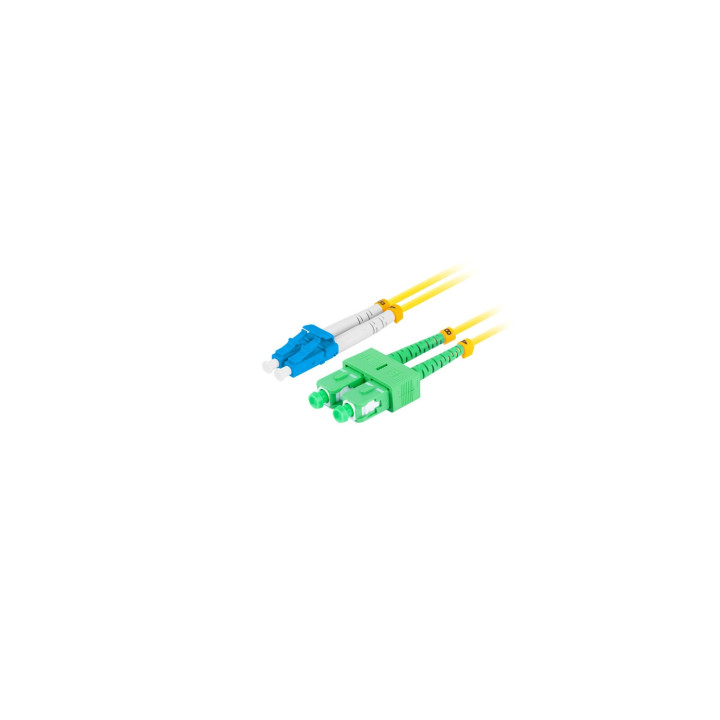 Lanberg FO-LUSA-SD11-0020-YE Cable de fibra óptica e InfiniBand 2 m SC LC LC/SC Amarillo