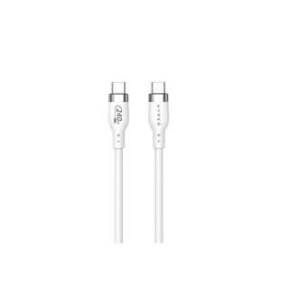HYPER HJ4002WHGL cable USB USB 2.0 2 m USB C Blanco