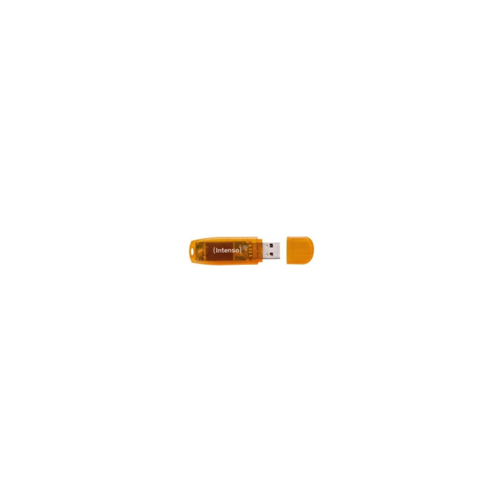 MEMORIA USB 2.0 INTENSO RAINBOW LINE NARANJA 64 GB 3502490