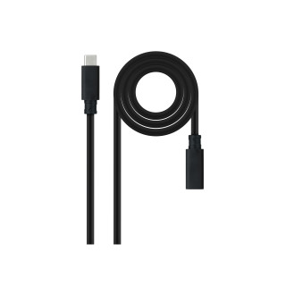 Nanocable 10.01.4501 cable USB USB 3.2 Gen 2x2 1 m USB C Negro