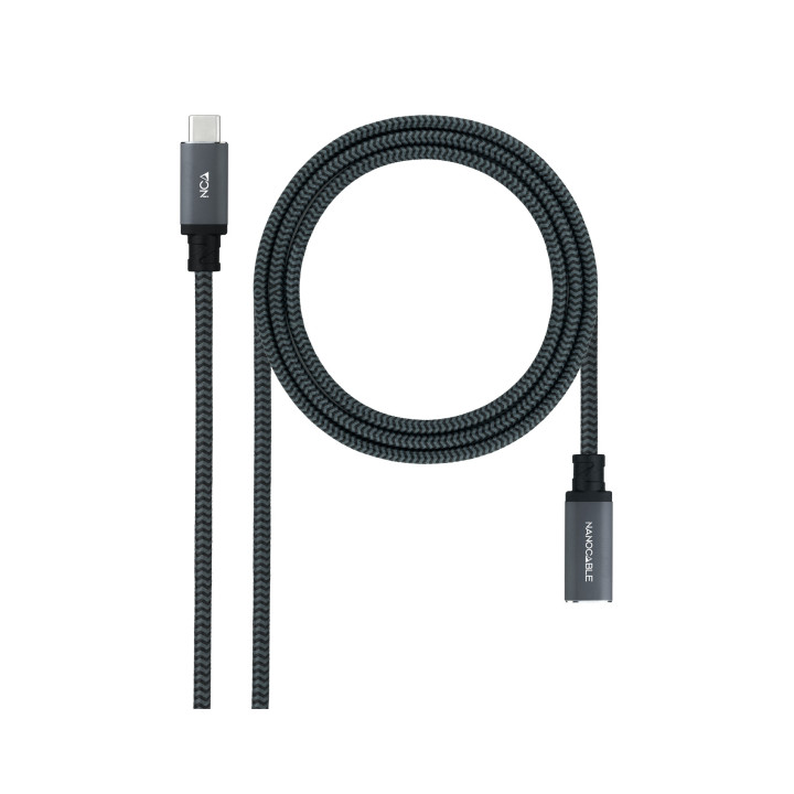 Nanocable 10.01.4501-L150-COMB cable USB USB 3.2 Gen 2x2 1,5 m USB C Negro