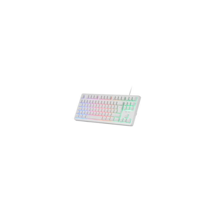 Mars Gaming MK023, Teclado Gaming TKL, Tecnología Híbrida H-Mech, Iluminación FRGB Rainbow, Anti-ghosting,...