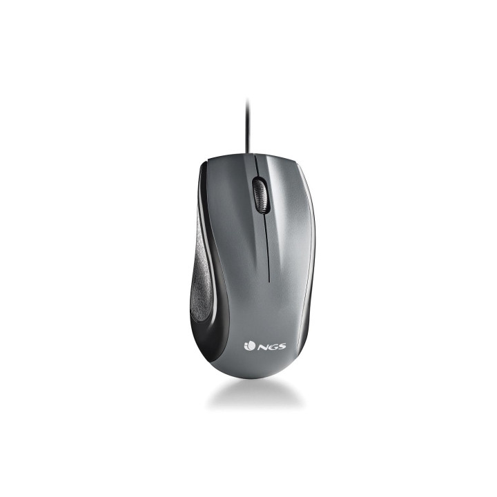 NGS MUSK ratón Universal Ambidextro USB tipo A Laser 1200 DPI