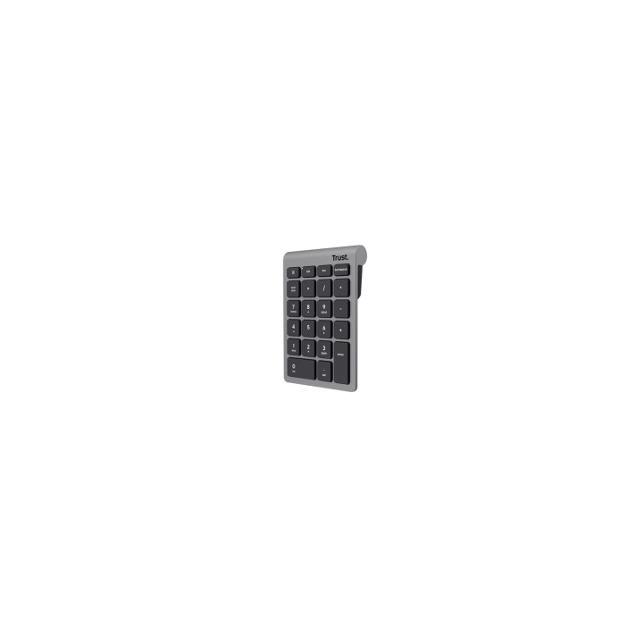 Trust Xalas teclado numérico Portátil/PC RF inalámbrico Plata