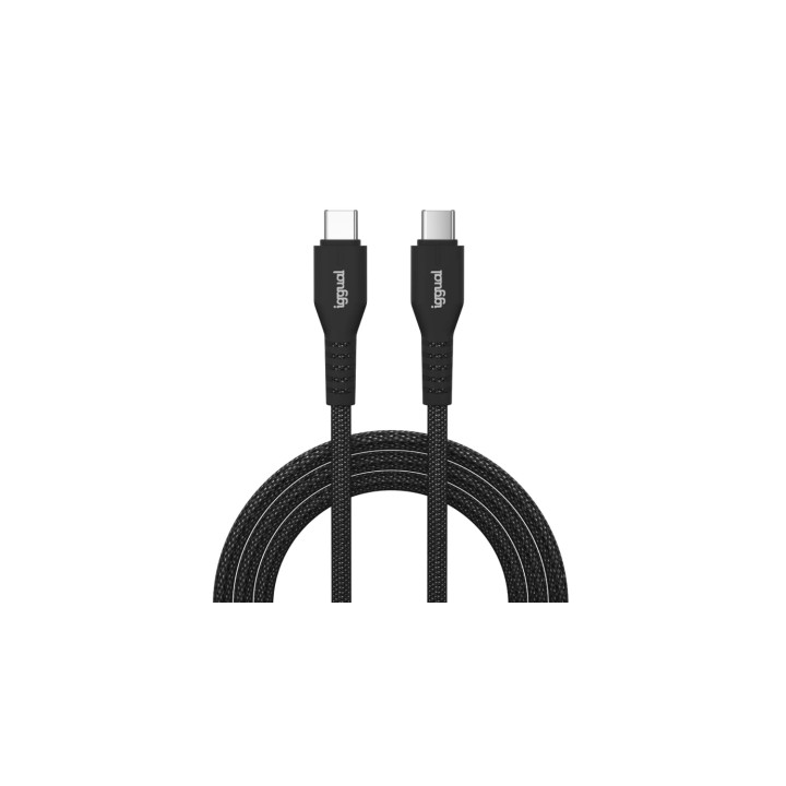 iggual Cable USB-C a tipo C 60W 3A 100 cm trenzado
