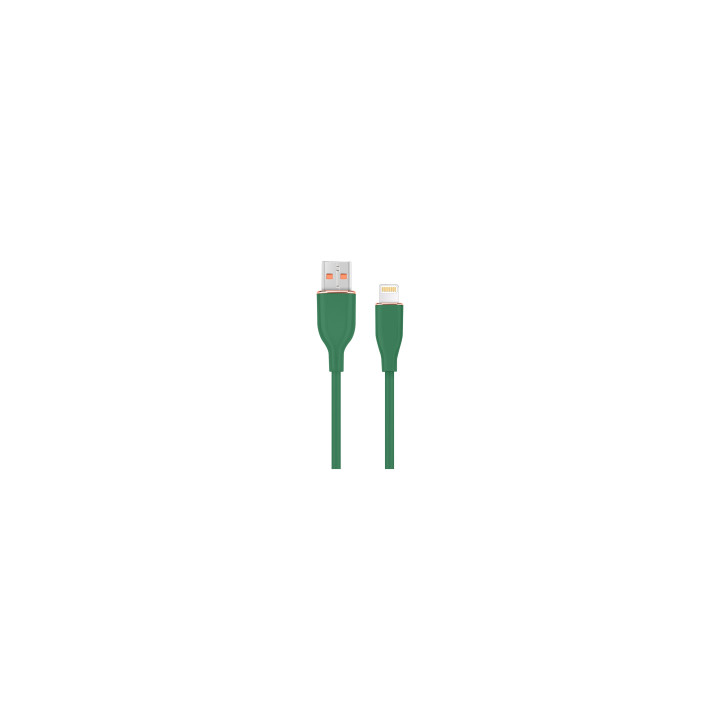 Gembird CC-USB2S-AM8PM-1.5M-G cable de conector Lightning 1,5 m Verde