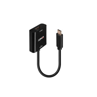Lindy 43269 Adaptador gráfico USB 3840 x 2160 Pixeles Negro
