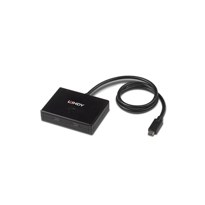 Lindy 43329 hub de interfaz USB 3.2 Gen 1 (3.1 Gen 1) Type-C 5000 Mbit/s Negro