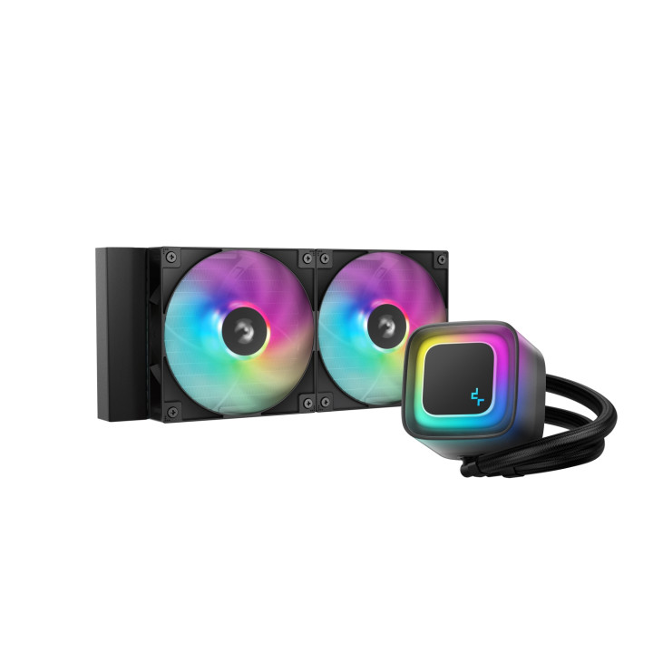 DeepCool LE240 V2 Procesador Sistema de refrigeración líquida todo en uno 12 cm Negro