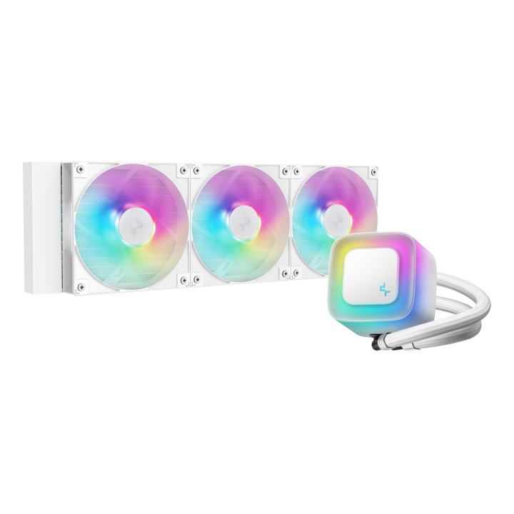 DeepCool LE360 WH V2 Procesador Sistema de refrigeración líquida todo en uno 12 cm Blanco 1 pieza(s)
