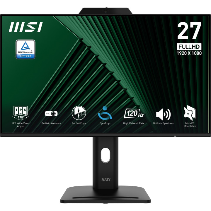 MSI PRO MP272PMG pantalla para PC 68,6 cm (27") 1920 x 1080 Pixeles Full HD LCD Negro